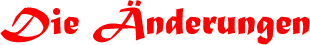 &Auml;nderungen